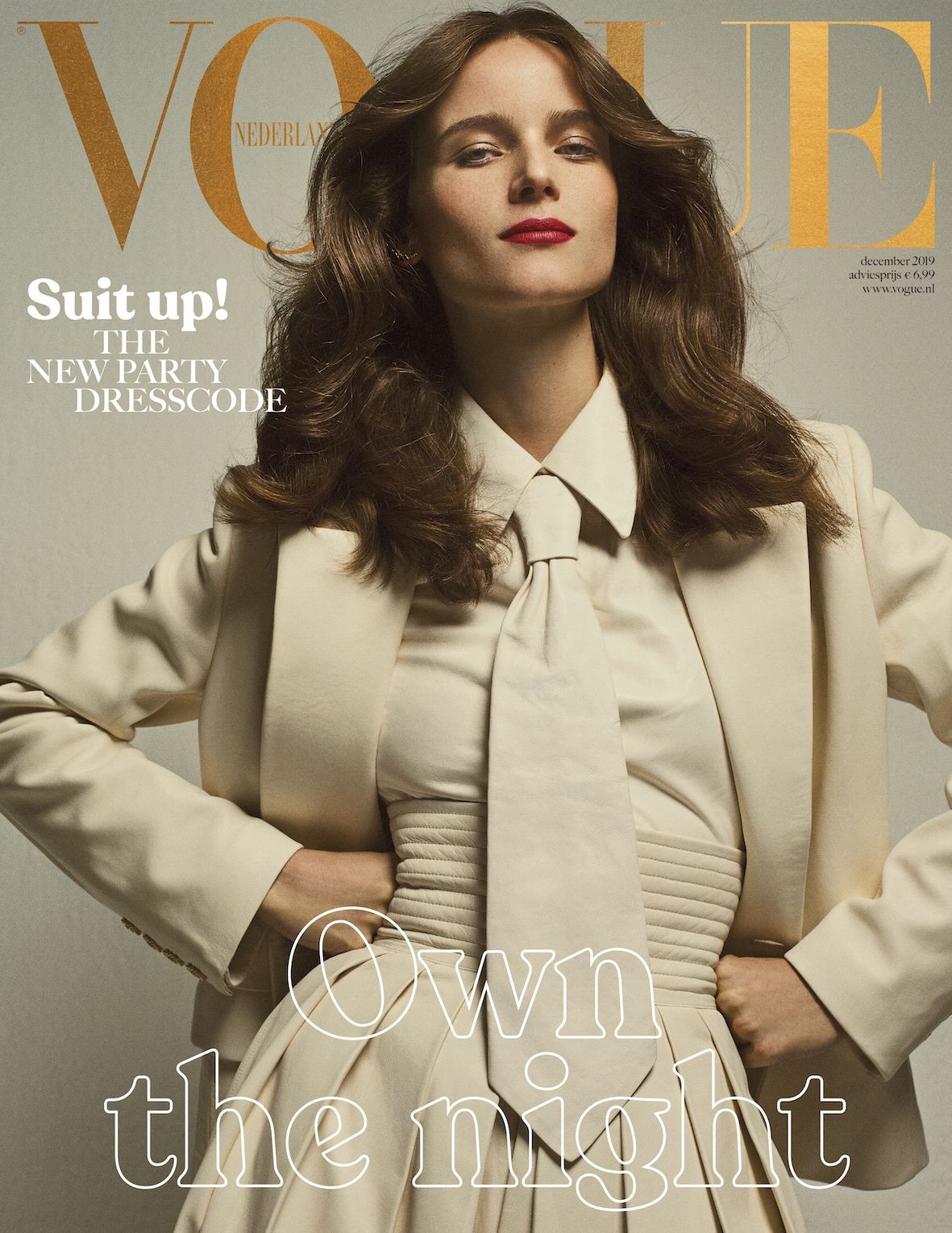 Anna de Rijk in Vogue Netherlands December 2019 by Gregory Harris